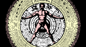 Fludd's cosmic man